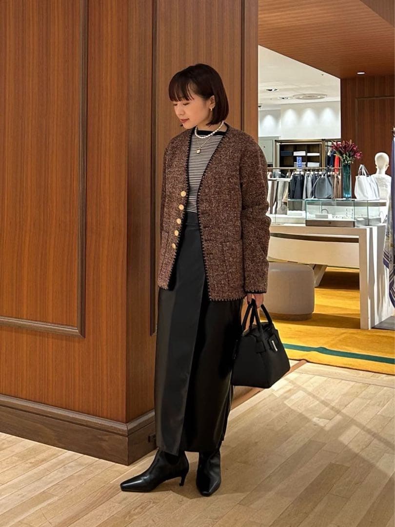 今季　MACPHEE スライバージャージー Vカラージャケット