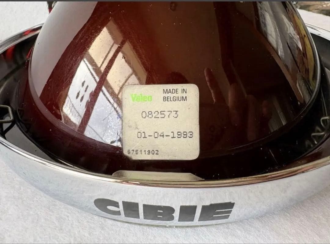 美品 凹みシビエ CIBIE 180mm当時物 スーパーオスカー リム付き