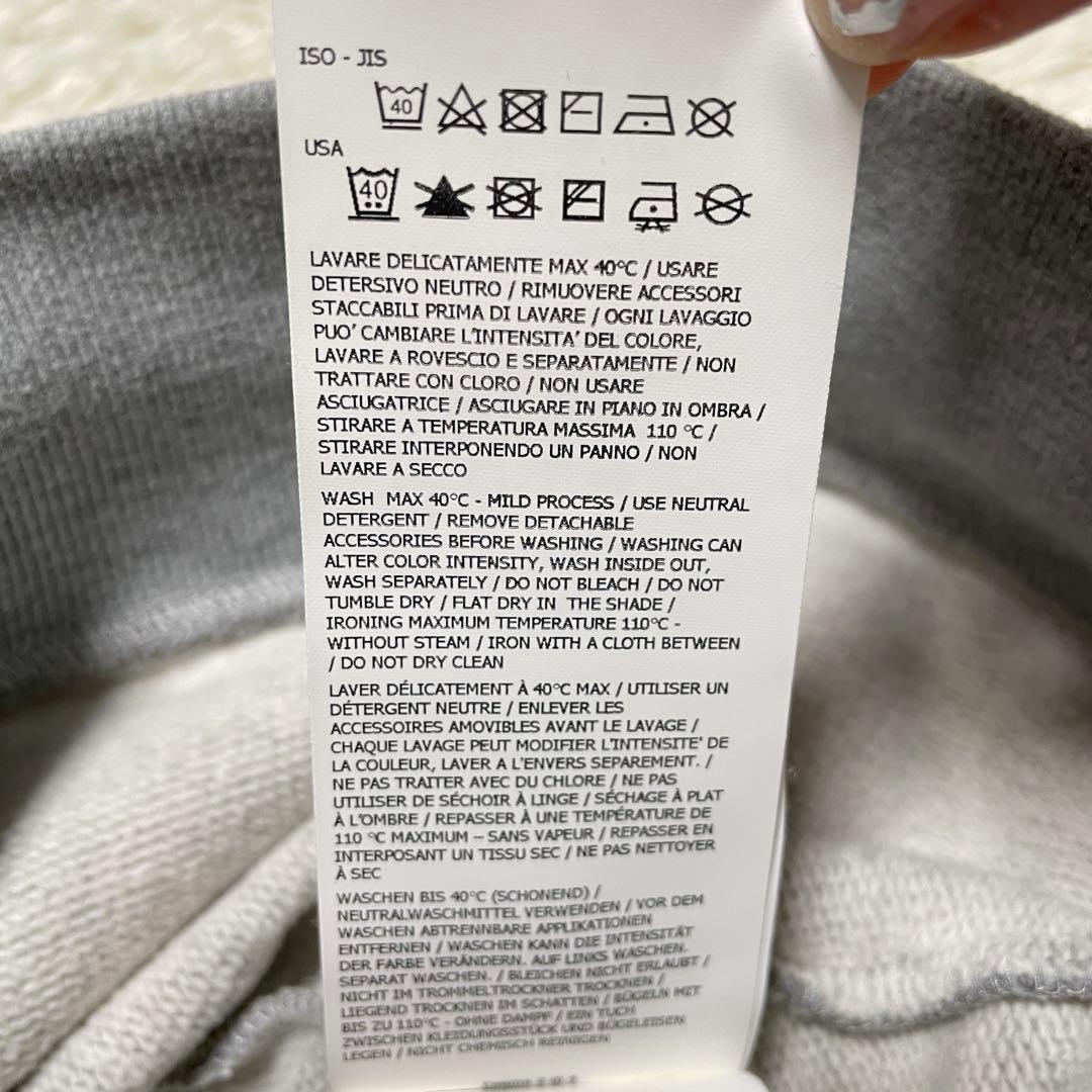 STONE  ハーフジップ　スウェット　シャツ　グレー　Sサイズ