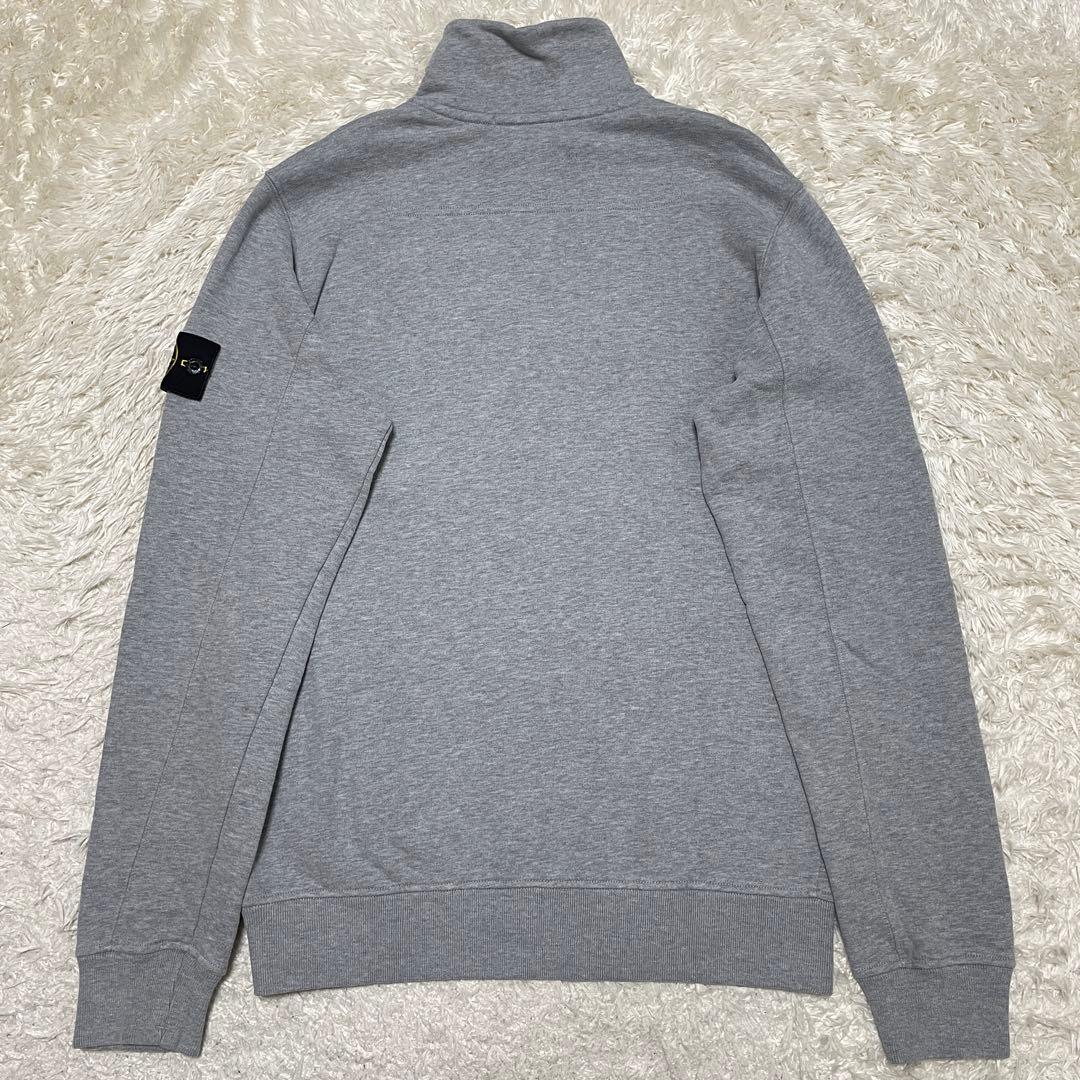 STONE  ハーフジップ　スウェット　シャツ　グレー　Sサイズ