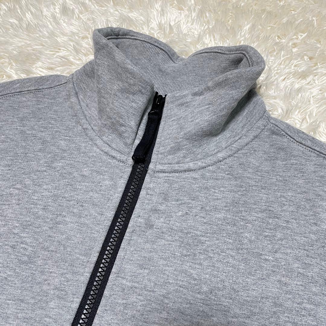 STONE  ハーフジップ　スウェット　シャツ　グレー　Sサイズ