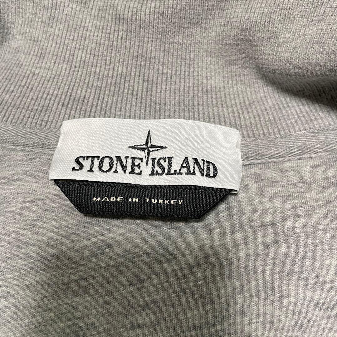 STONE  ハーフジップ　スウェット　シャツ　グレー　Sサイズ