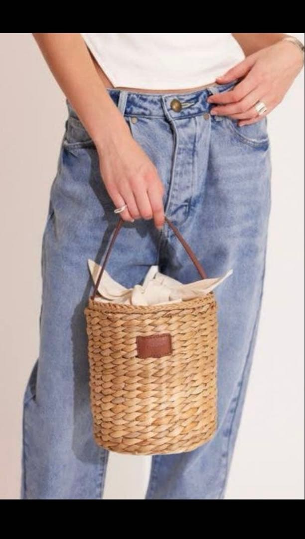 【新品未使用未開封タグ付き】ALEXIA STAM かごバッグ