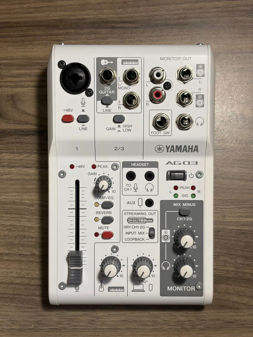 DTM・DAW YAMAHA AG03MK2 W