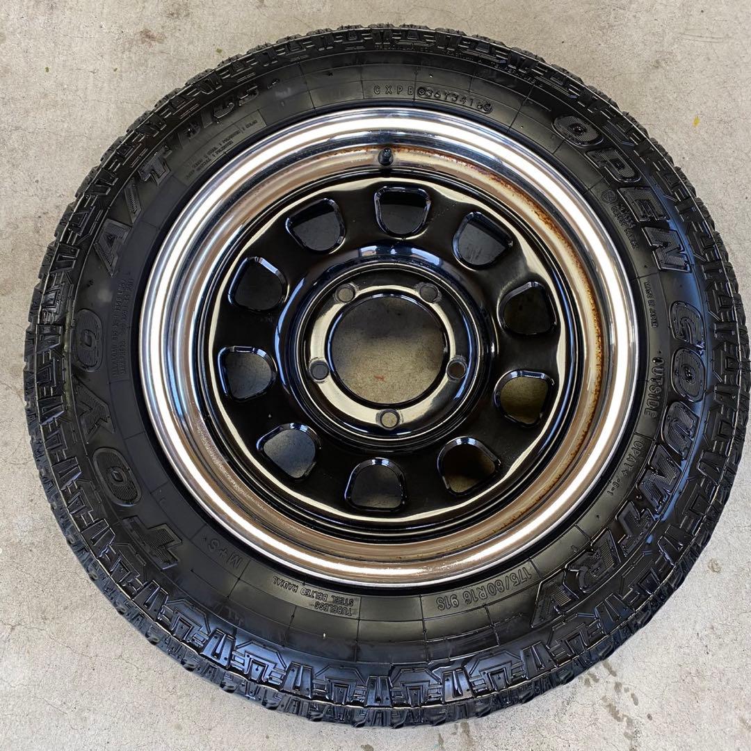 ジムニー オリジン 鉄心 175/80R16 6J +20タイヤホイールセット