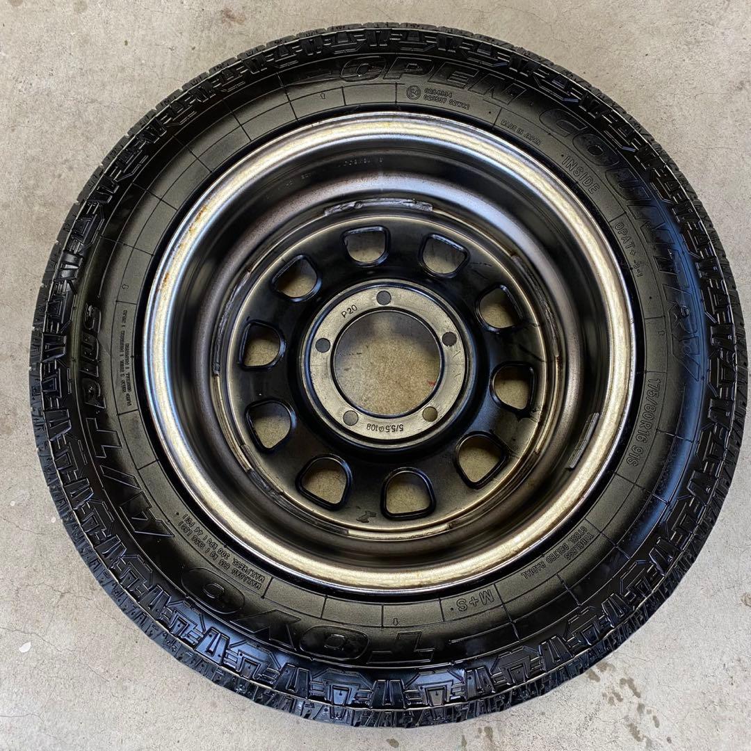 ジムニー オリジン 鉄心 175/80R16 6J +20タイヤホイールセット