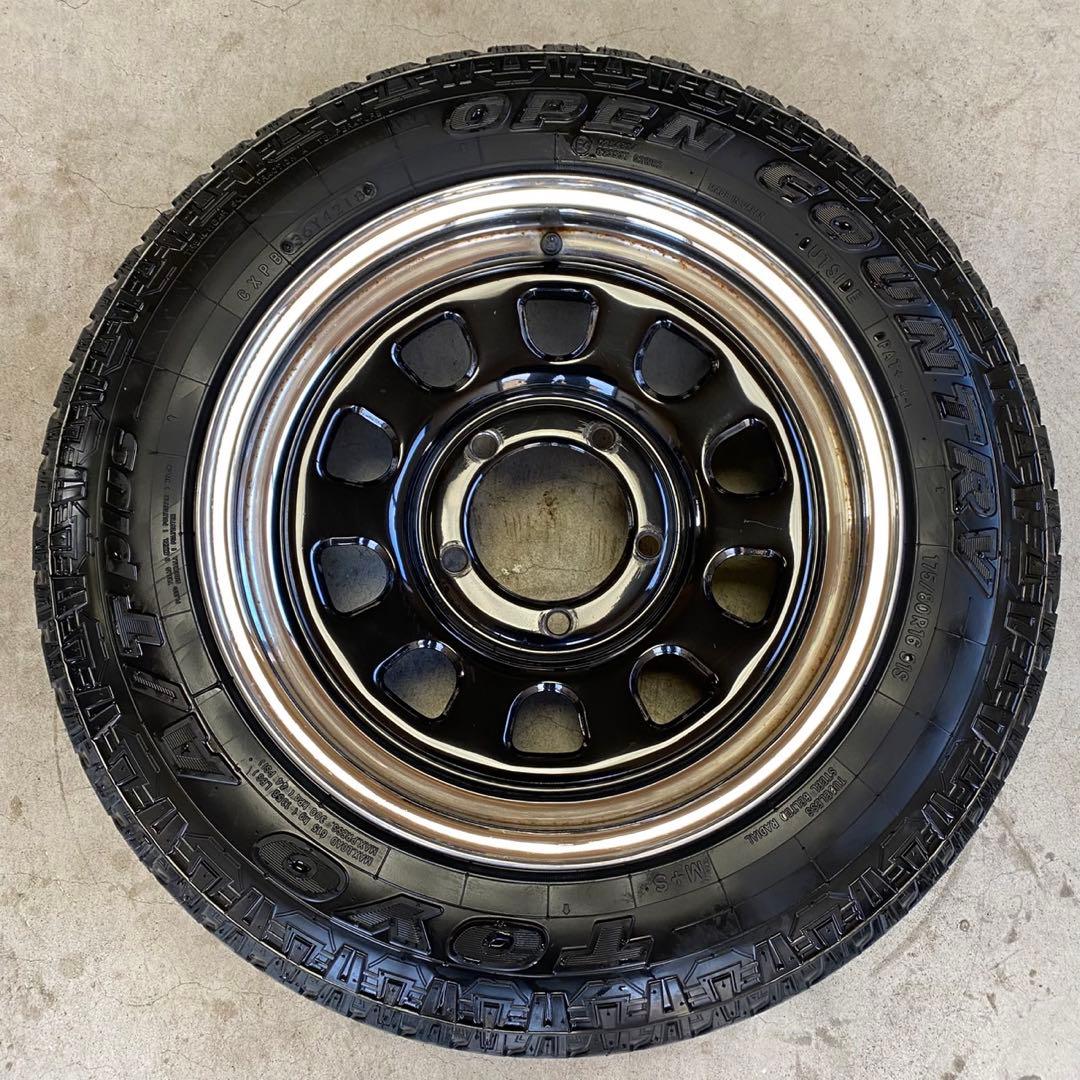 ジムニー オリジン 鉄心 175/80R16 6J +20タイヤホイールセット