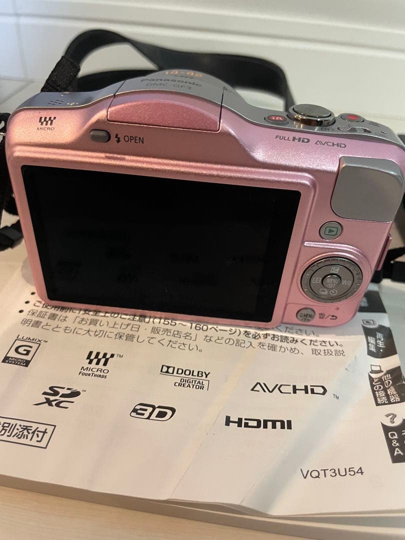 Panasonic LUMIX DMC-GF3X ピンク 14-42mm レンズ