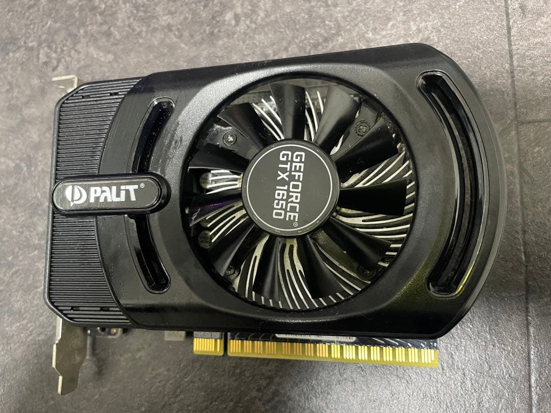 【箱あり・動作確認済】GTX 1650 StormX 4GB 補助電源不要