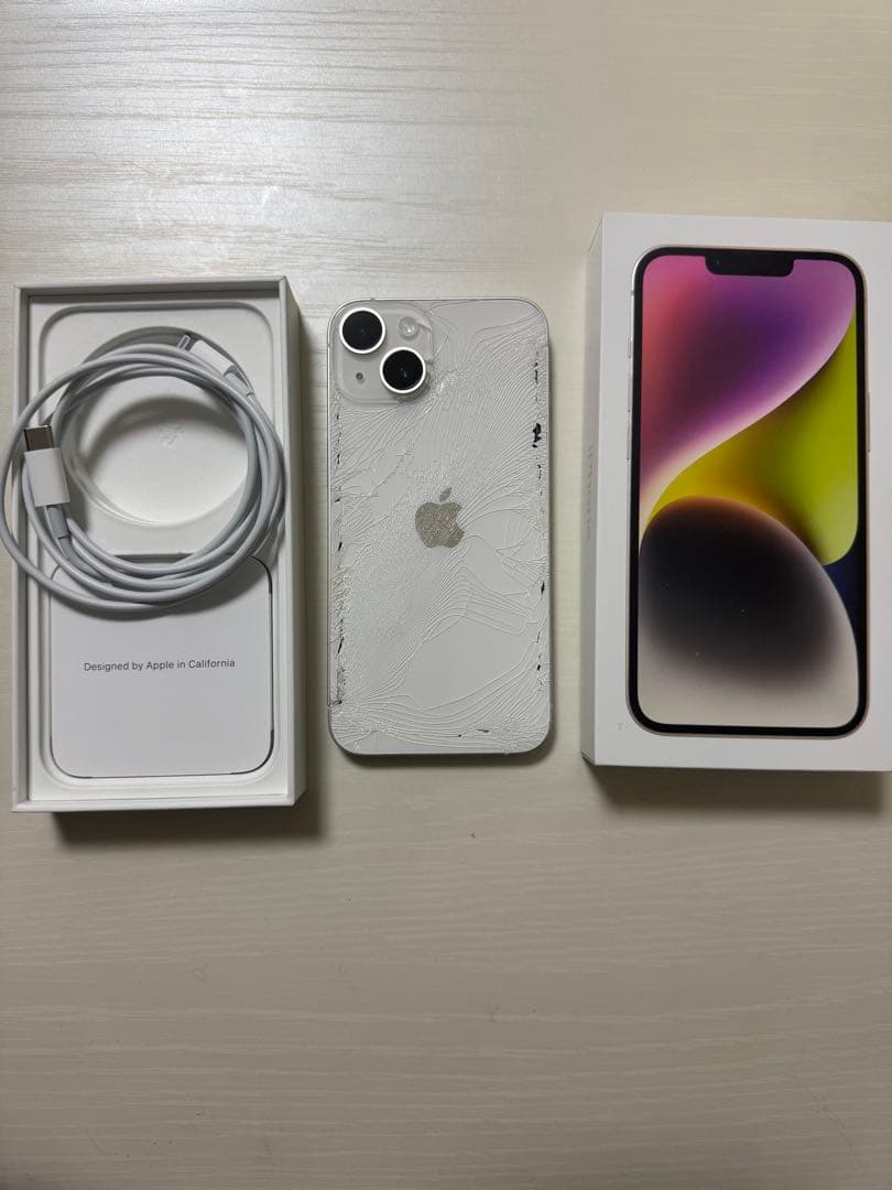 iPhone 14 ホワイト 本体 128GB