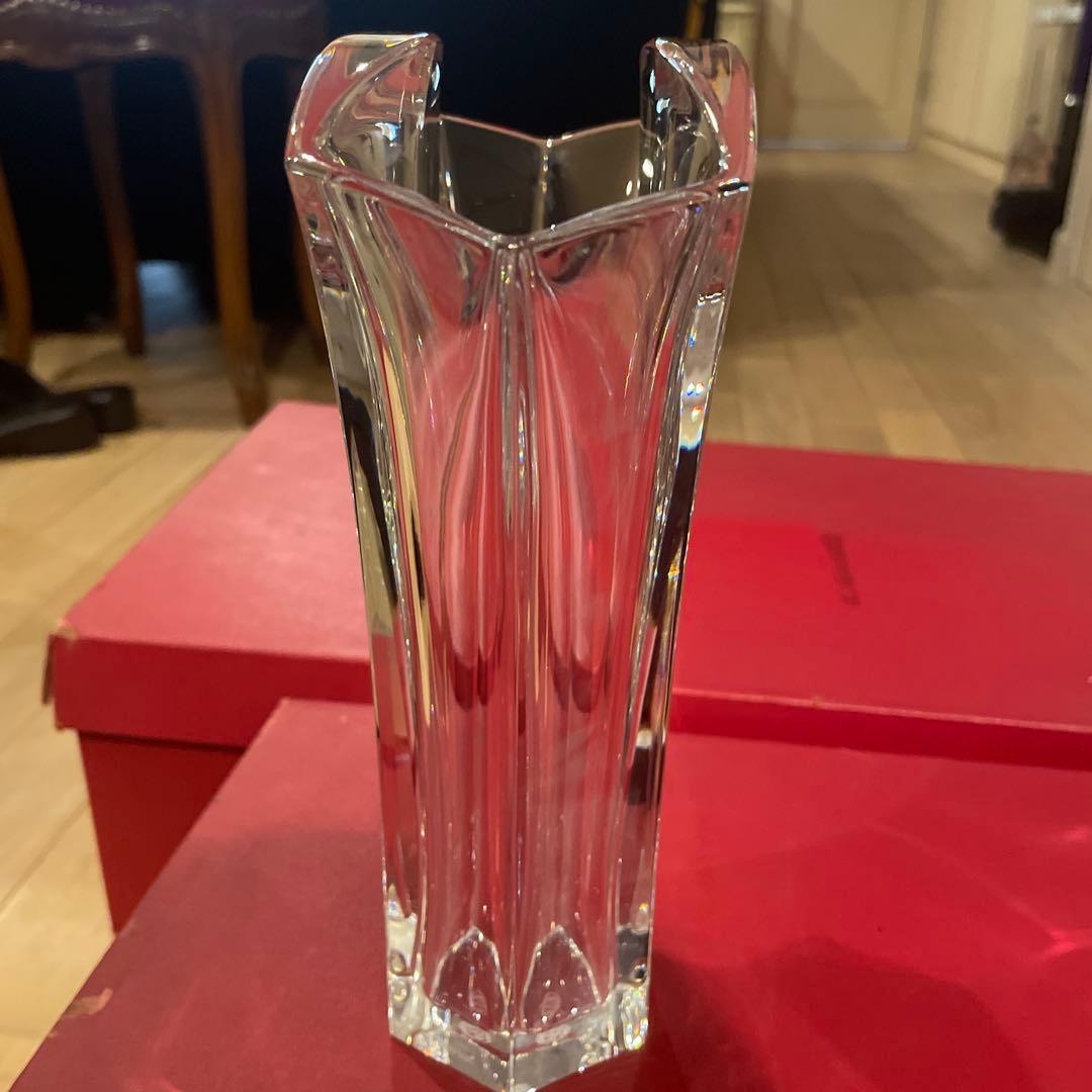 ◆未使用◆バカラ ギンコ 花瓶 フラワーベース 24cm