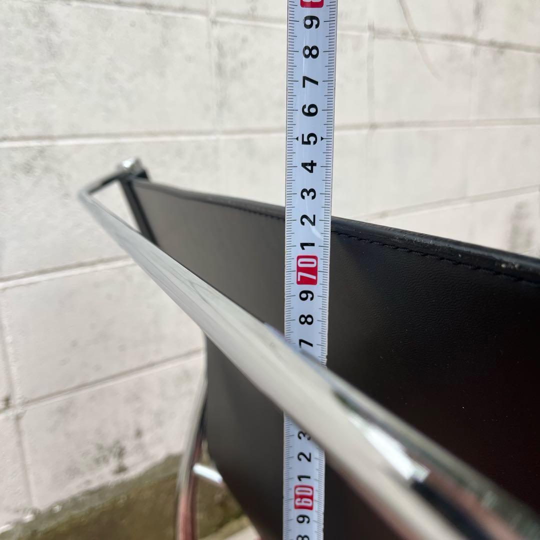 モダンデザイン◾️本革イタリアンレザー座面 2シーター ソファ チェア 2人掛け