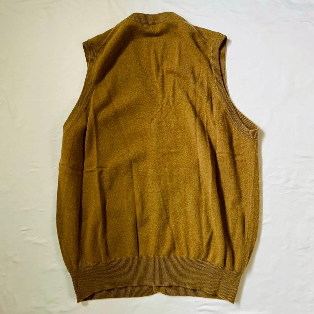 BUREBERRY LONDON バーバリー カシミア100 ベスト ブラウン