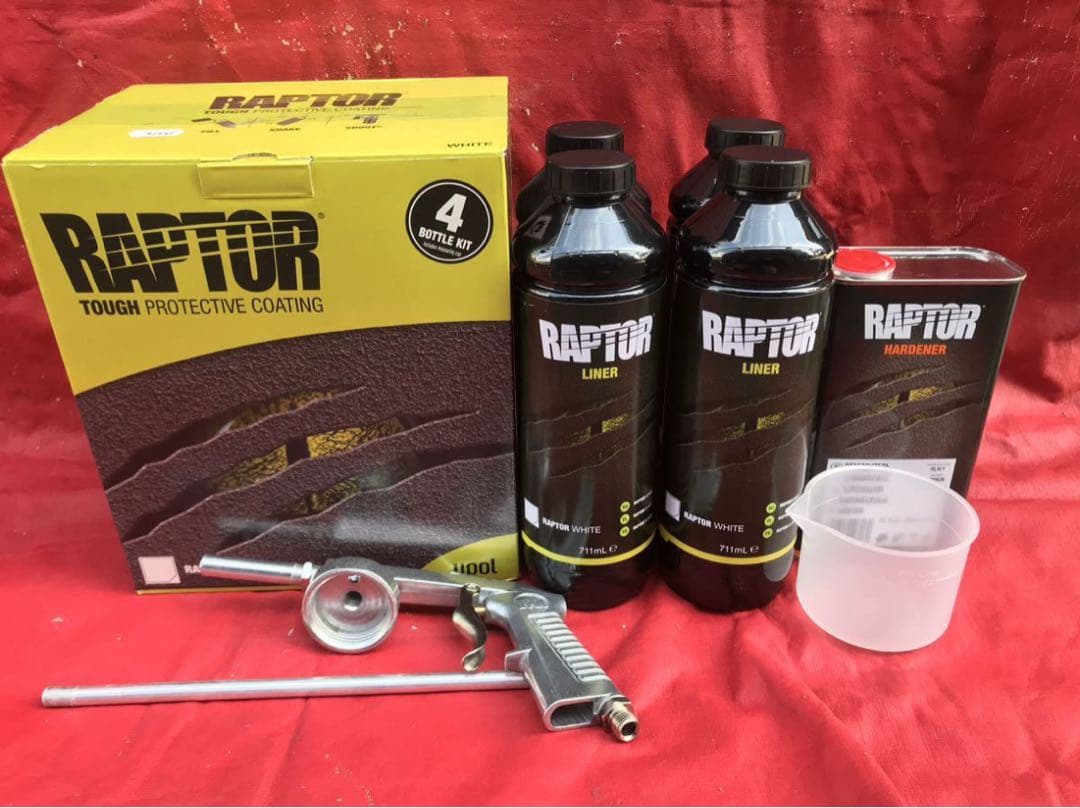 RAPTOR LINER ホワイト　4本セット