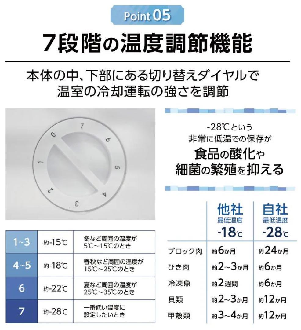 冷凍庫 60L 右開き 省エネ100% 耐熱トップテーブル付き シルバー