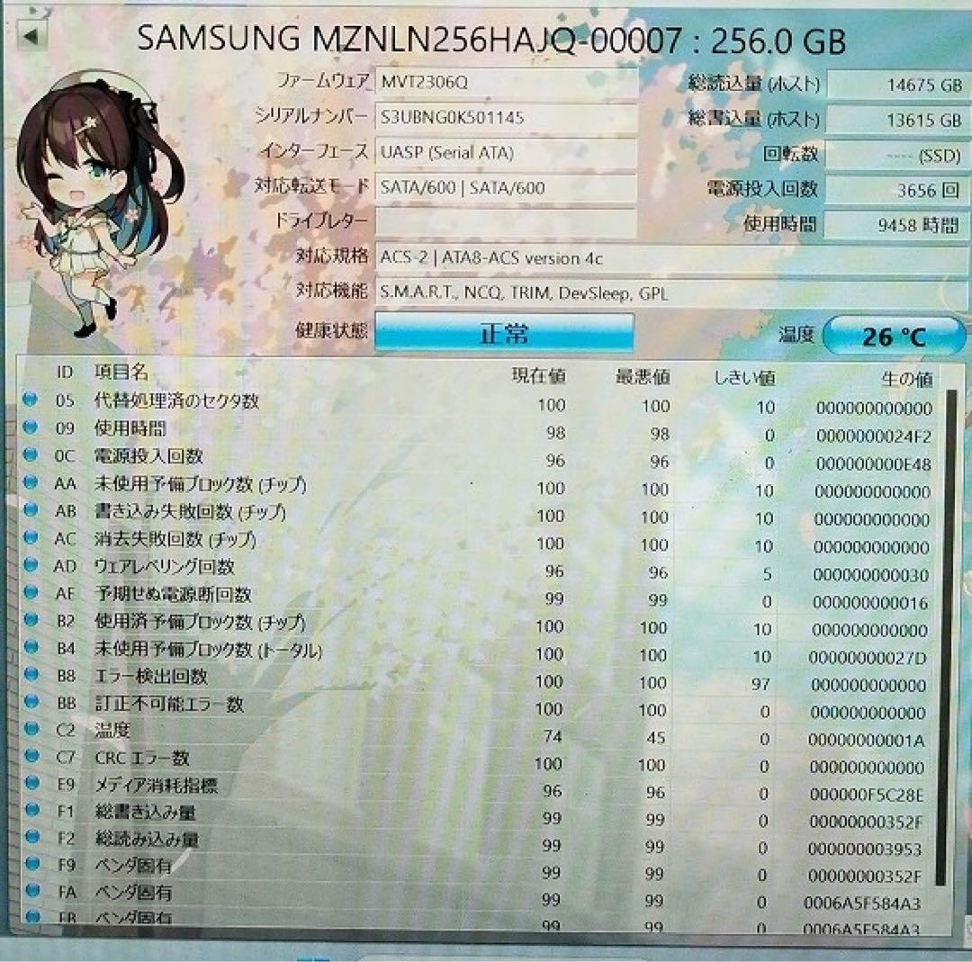 10枚セット 256GB M.2 SATA B&M key 2280 送料無料