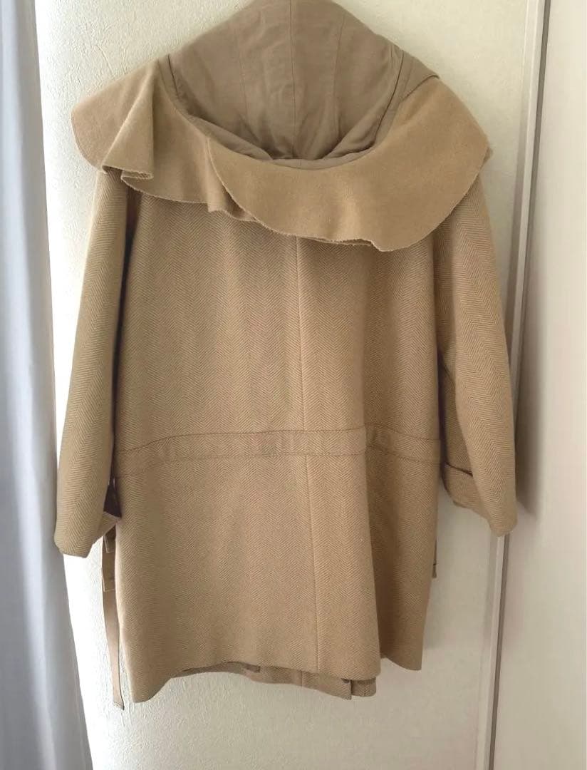 最終値下　chalayanチャラヤン　ベージュ変形コート　コクーンオーバー