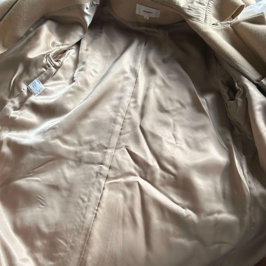 最終値下　chalayanチャラヤン　ベージュ変形コート　コクーンオーバー