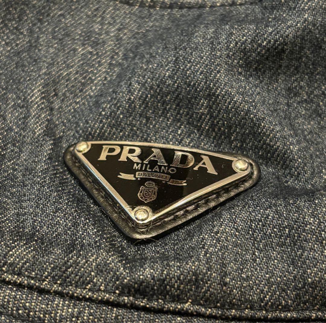PRADA バケットハット Mサイズ デニム