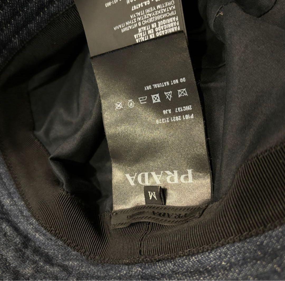 PRADA バケットハット Mサイズ デニム