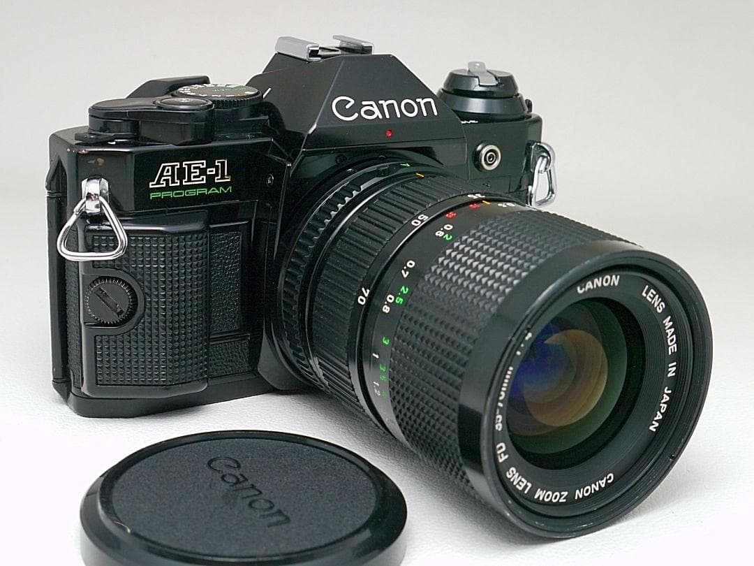 Canon AE-1 PROGRAM FD 35-70mm付 動作OK 中古良品