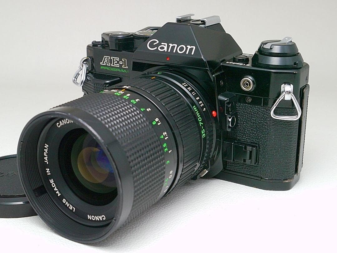 Canon AE-1 PROGRAM FD 35-70mm付 動作OK 中古良品