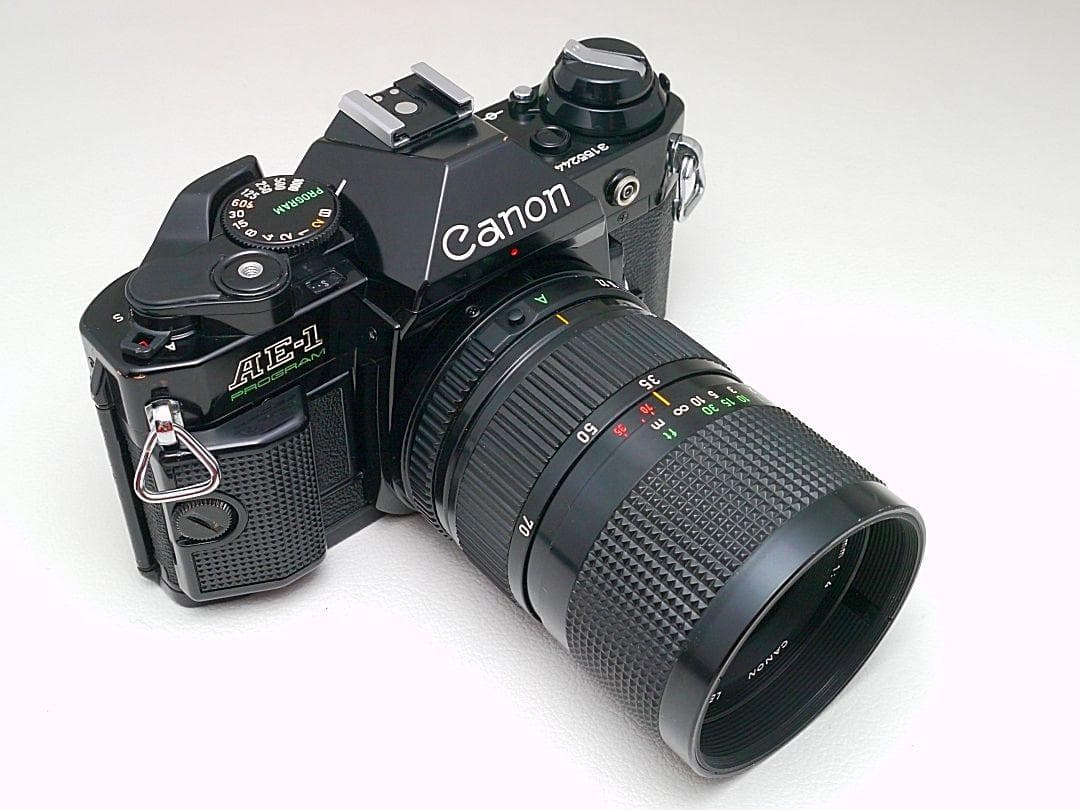 Canon AE-1 PROGRAM FD 35-70mm付 動作OK 中古良品