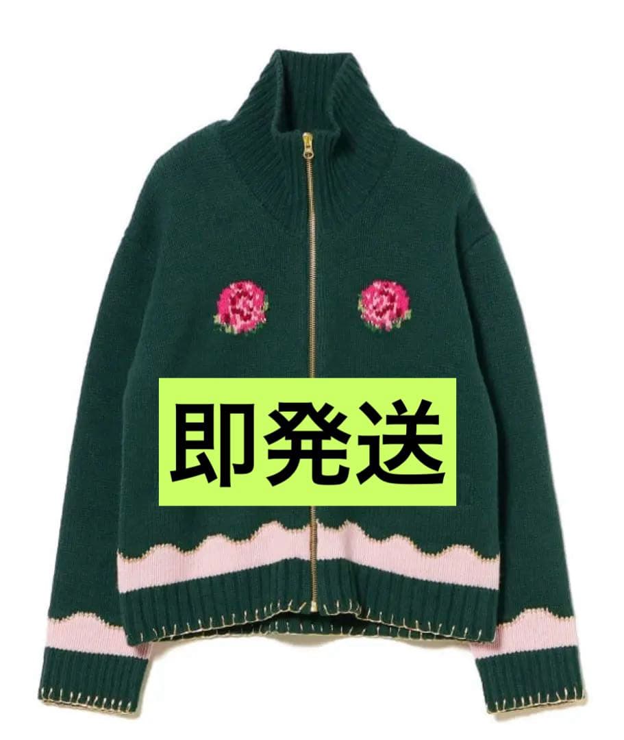 beams RURU MARY'S ルルメリー　ジャカードニットアウター