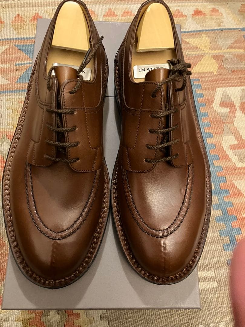 jmweston 677 ハントダービー　新品未使用　シューツリー付き　6D