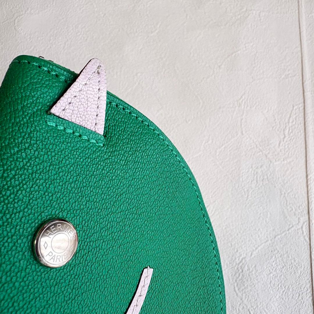 2022年【保護シール】HERMES パドック　ウォレット ケース ミント