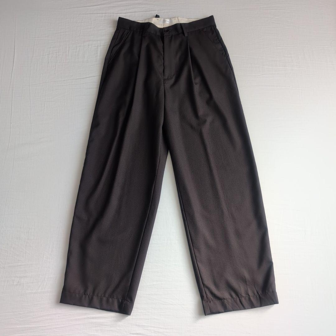 Cornier ウールスラックス ダークブラウン L