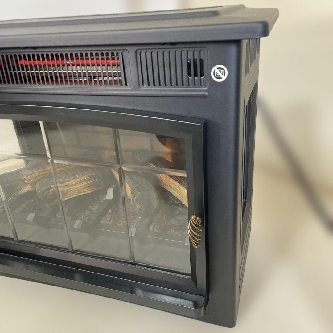 QVCジャパン 暖炉型大型ファンヒーター 暖炉 DFI-5010