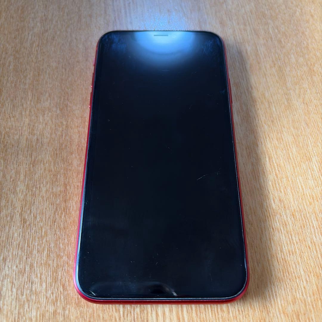 【美品】Apple iPhone XR RED 本体 256gb
