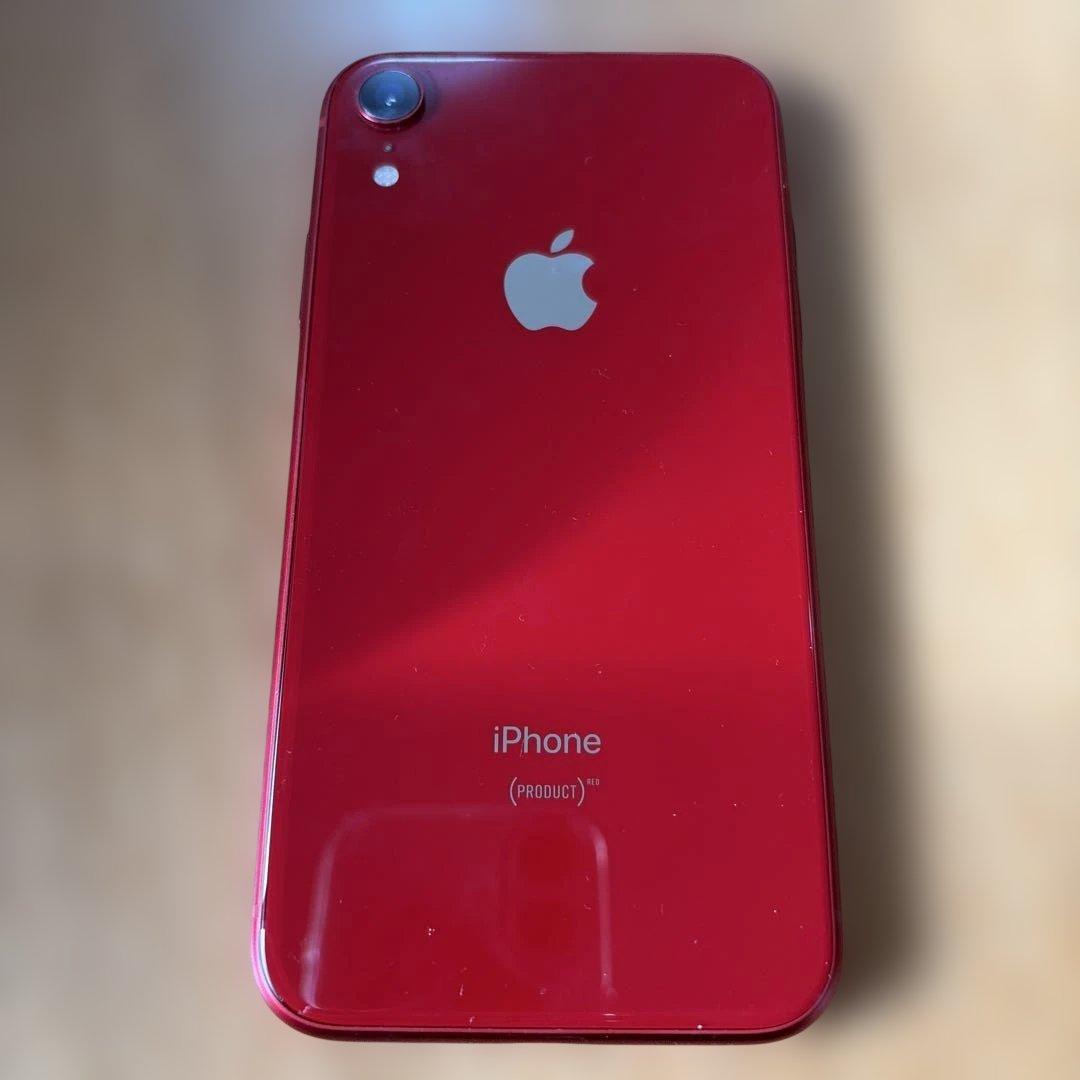 【美品】Apple iPhone XR RED 本体 256gb