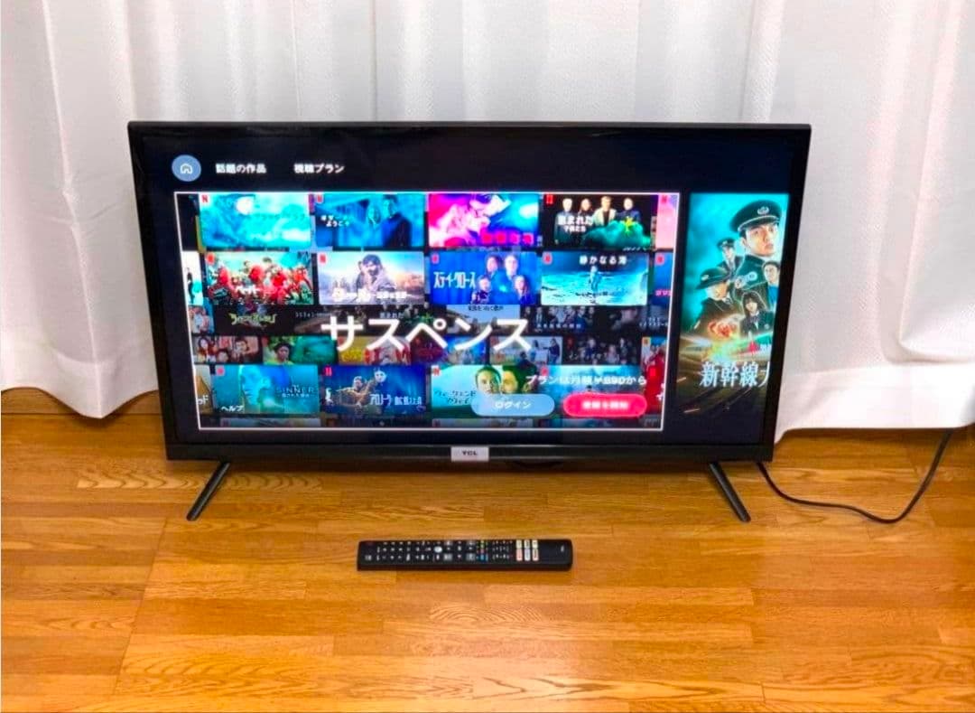 TCL 液晶テレビ 32型　2022年製 ネット動画/地上波BSCS