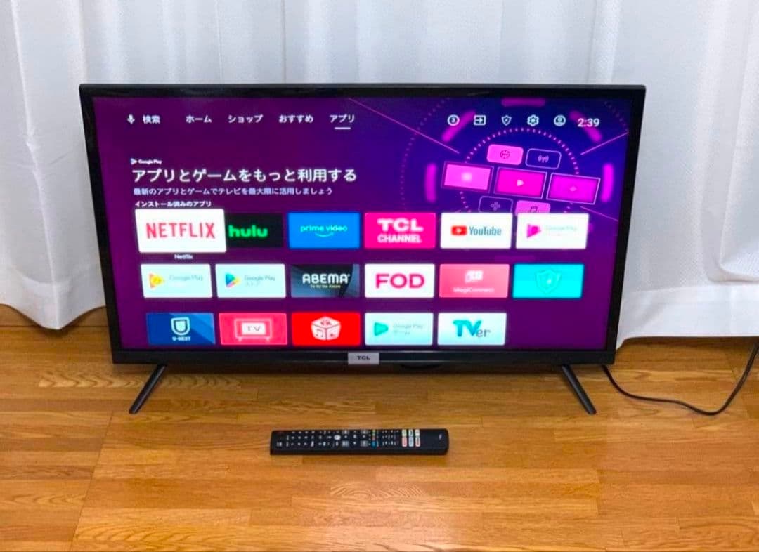 TCL 液晶テレビ 32型　2022年製 ネット動画/地上波BSCS