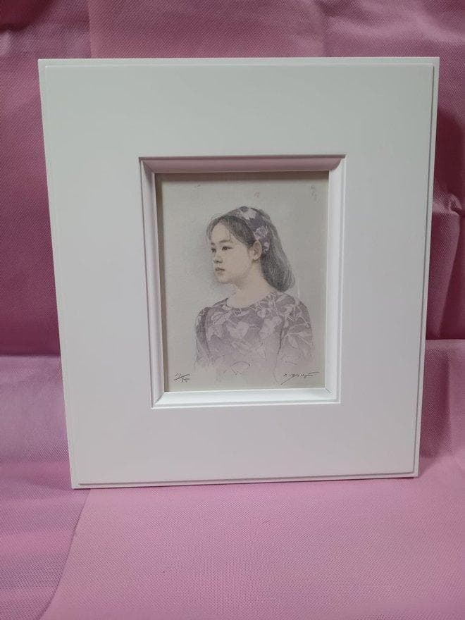 ごえもん様　藤井勉作　リトグラフ2点　「秋日」「感傷旅行」