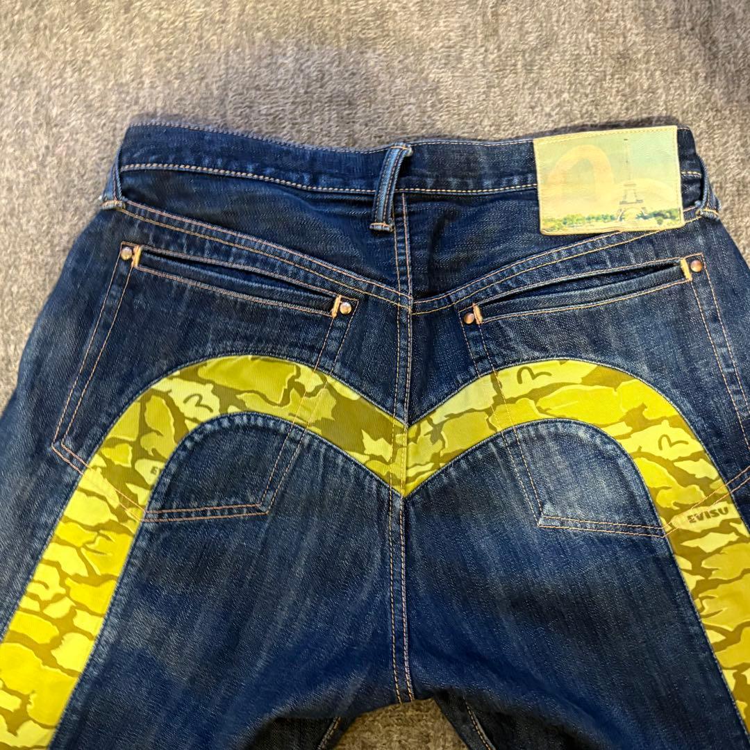 EVISU エヴィス　大黒ビッグカモメ仕様・石垣迷彩パリモデル／塩谷ブラザーズ