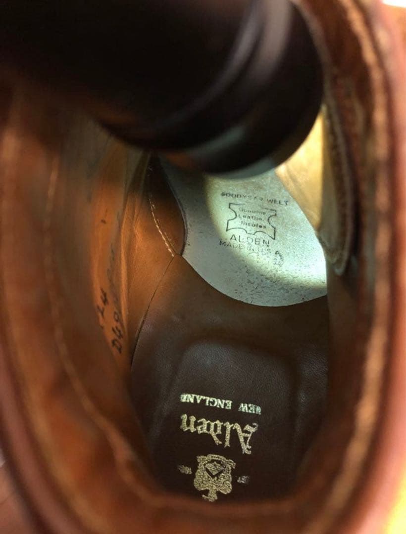 タ*ロ様 オールデン　インディーブーツ　J CREW別注　7 1/2 25.5