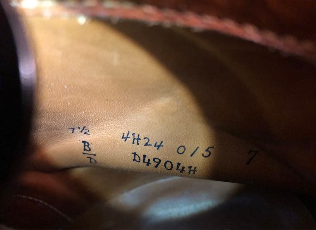 タ*ロ様 オールデン　インディーブーツ　J CREW別注　7 1/2 25.5