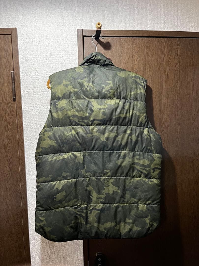 TATRAS タトラス ダウンベスト リバーシブル ブラック × 迷彩 / L