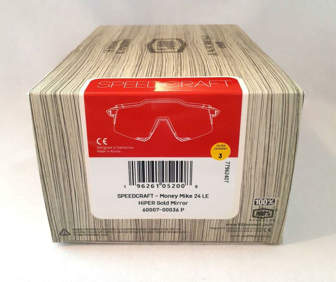 100% SPEEDCRAFT マイケル・ハリス ワンハンドレッド サングラス