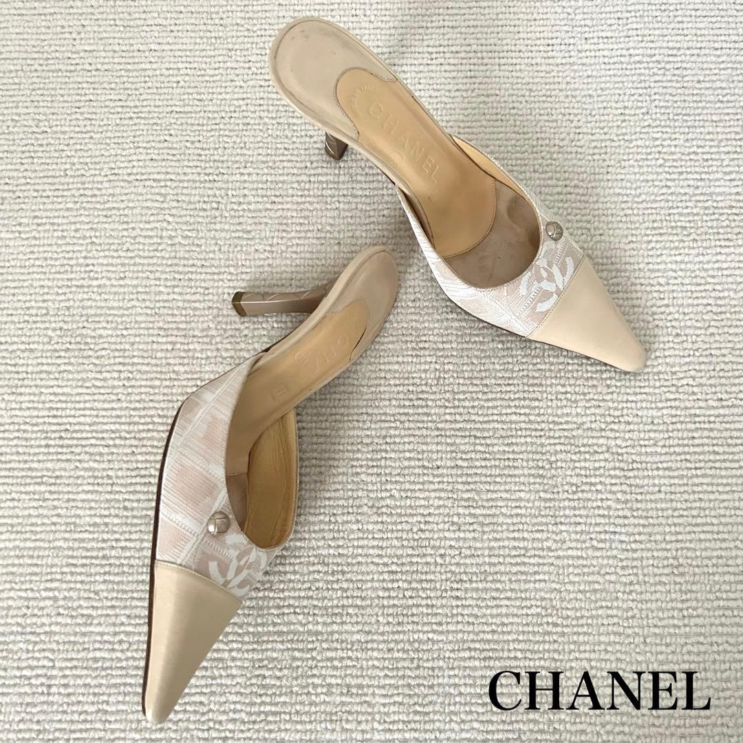 CHANEL シャネル パンプス ミュール ヒール 23cm