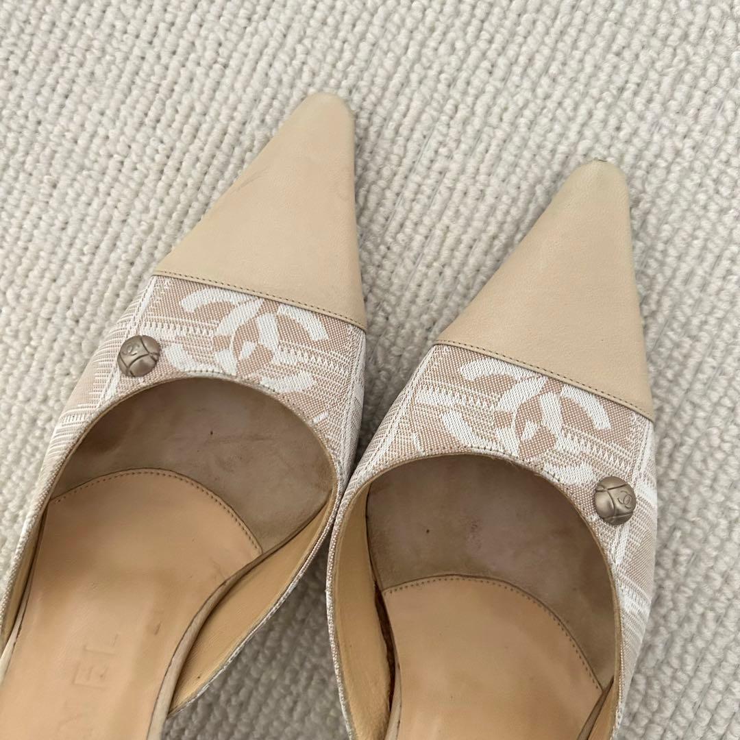 CHANEL シャネル パンプス ミュール ヒール 23cm