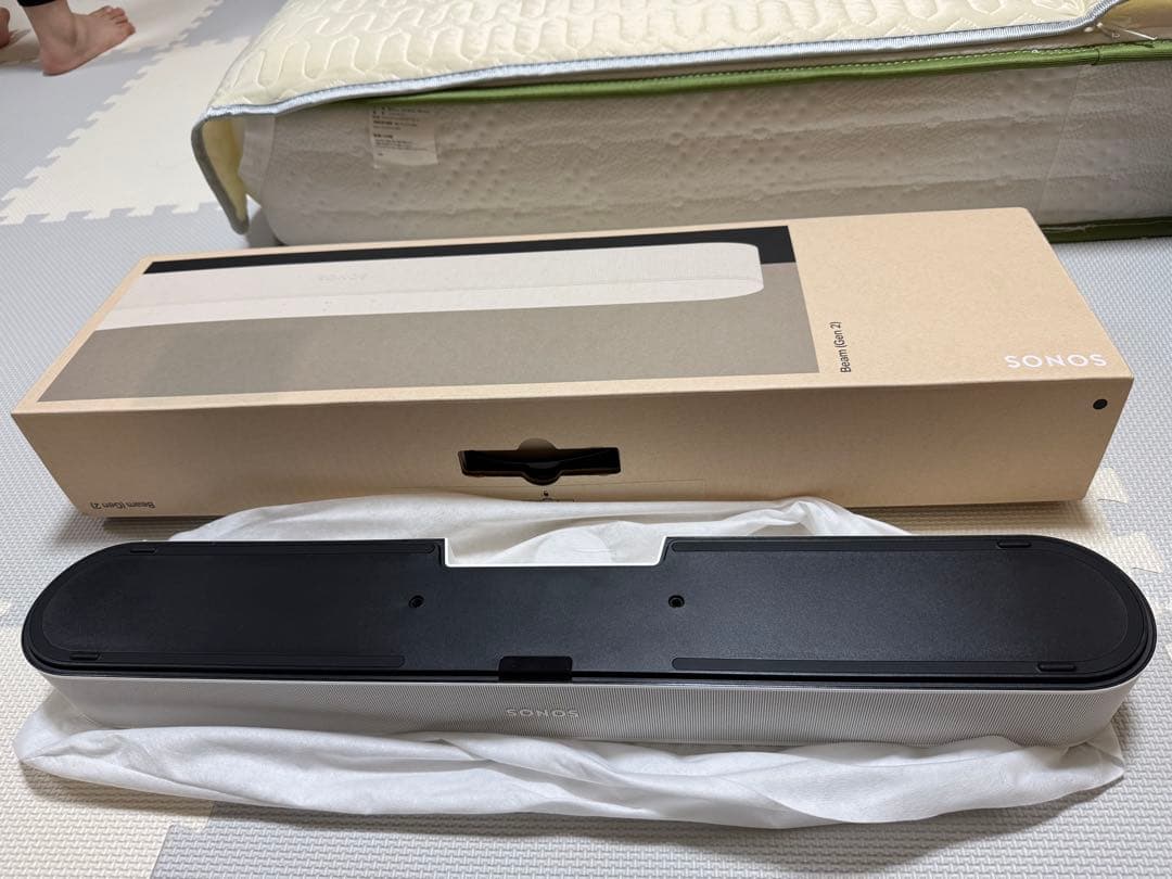 美品 Sonos サウンドバー SONOS Beam Gen2 S14 ホワイト