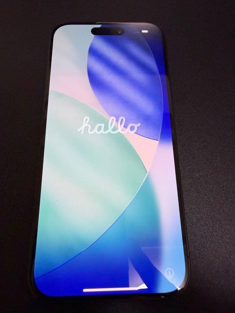 【美品】iPhone 15 Pro 256GB ブラックチタニウム SIMフリー