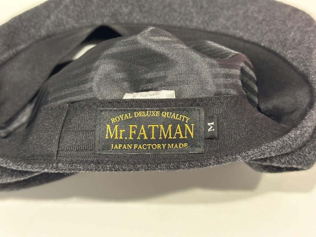 Mr.FATMAN ツィード　ジョニーキャスケット GRAY