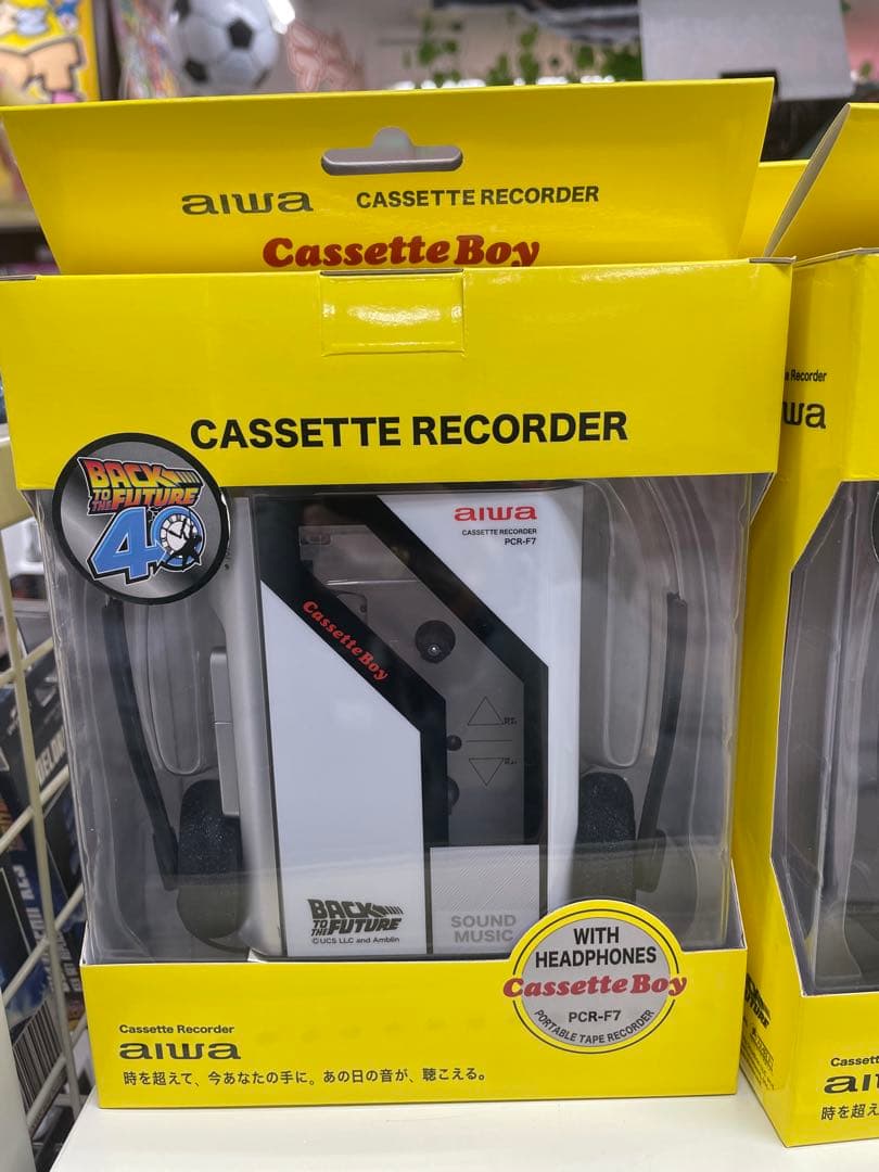 バックトゥーザフューチャー カセットレコーダー