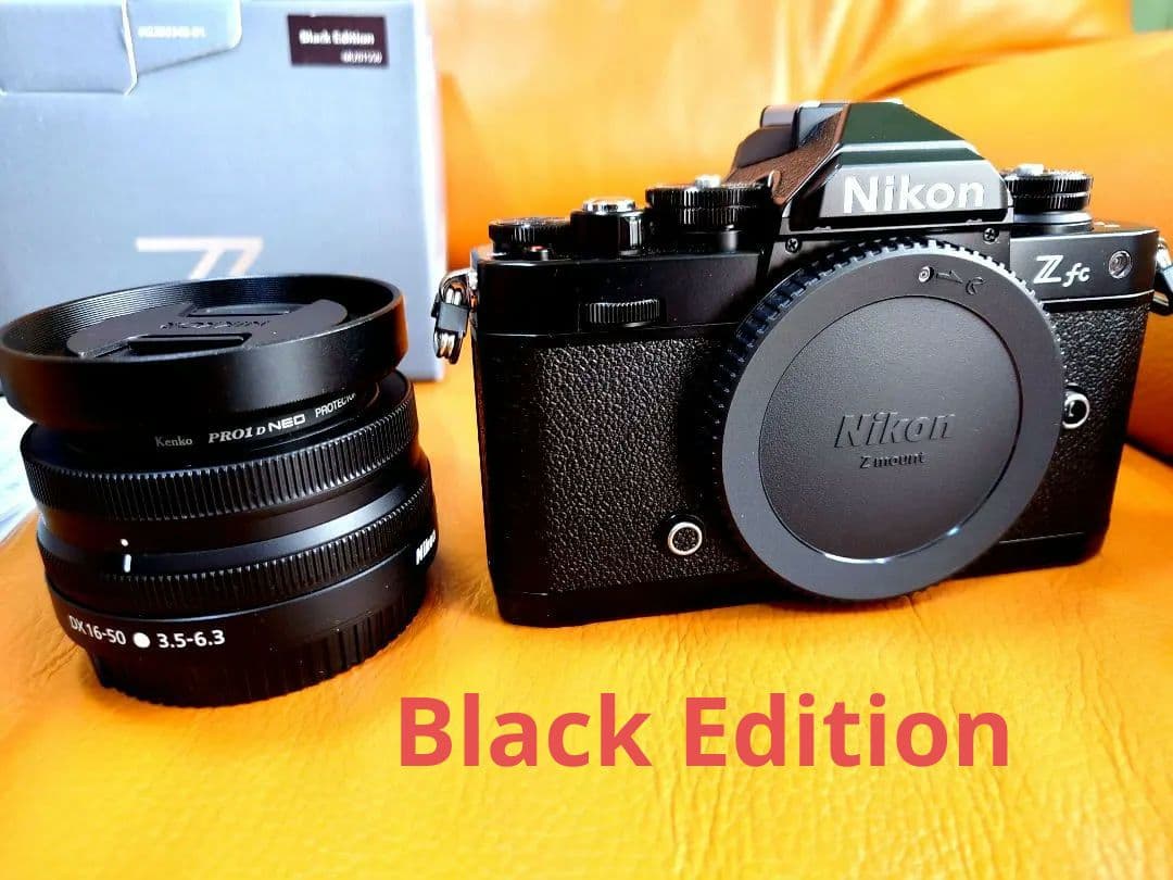 超美!Nikon Zfc Black+z16-50vr+金属フード+保護フィルタ