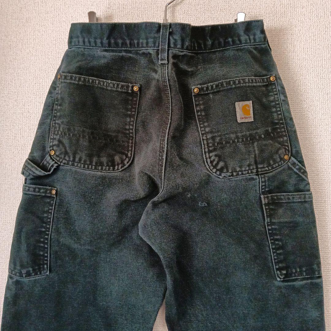 【鬼フェード】carhartt デニム ダブルニーペインターパンツ W73cm